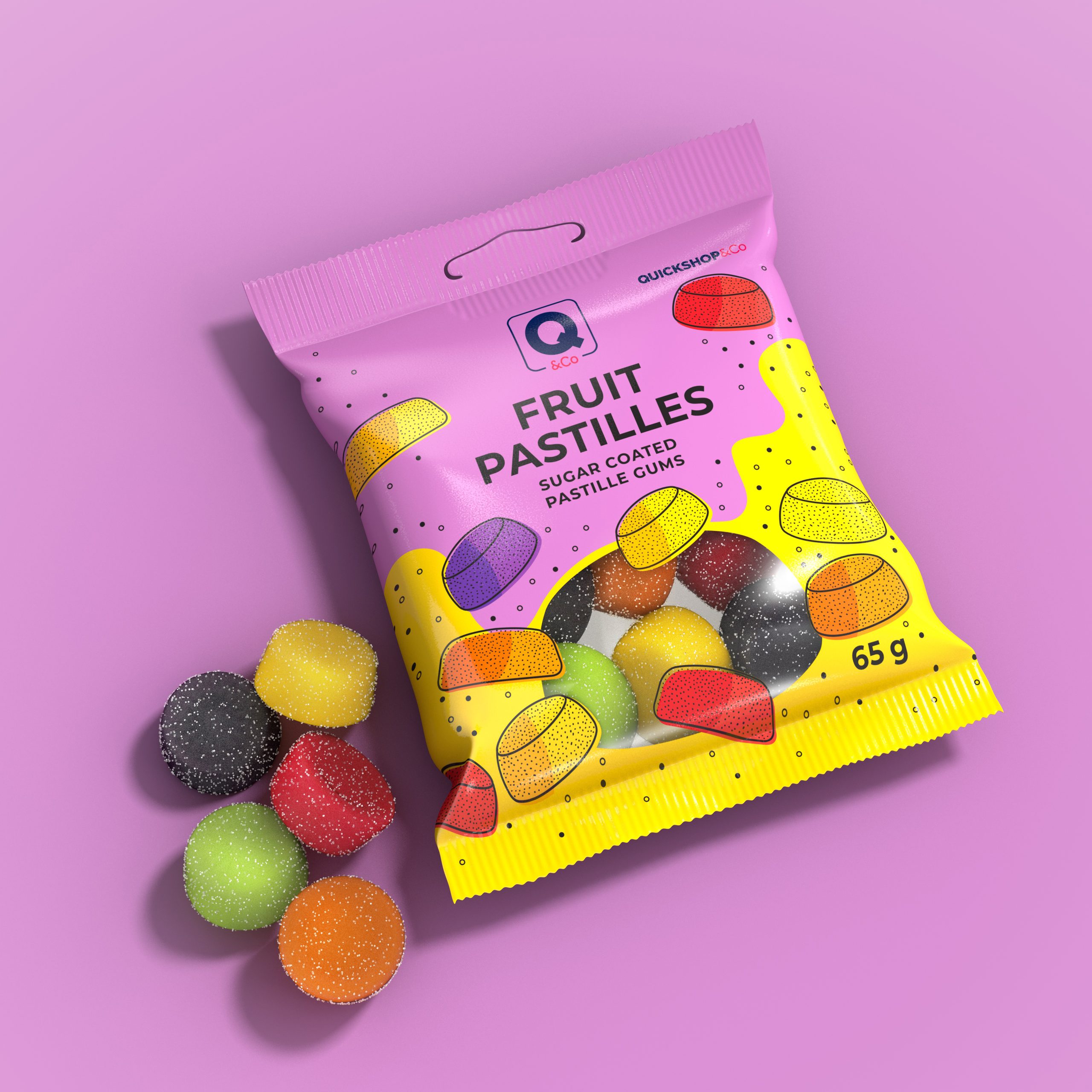 QSHOP&CO Sweets Retail Packaging
