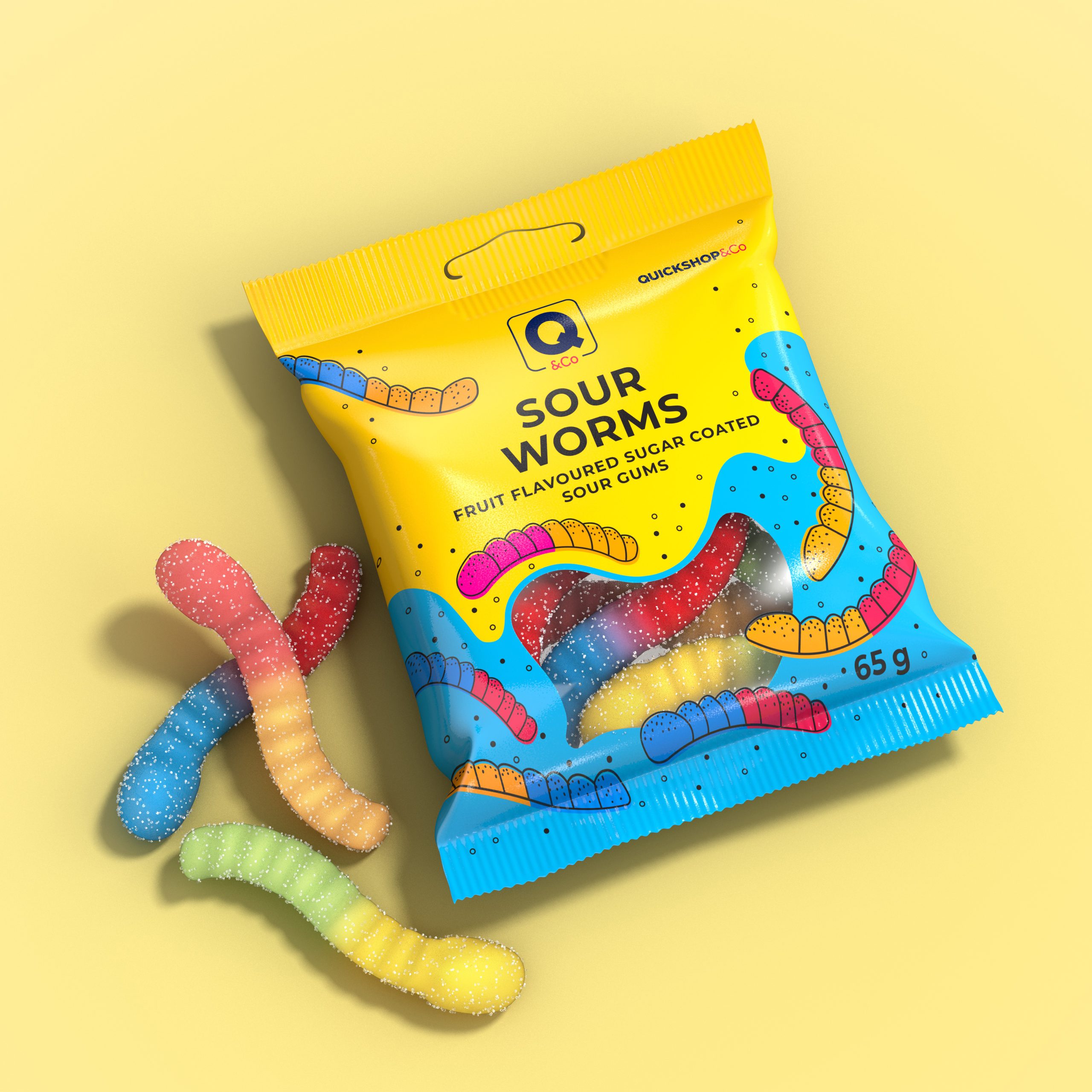 QSHOP&CO Sweets Retail Packaging